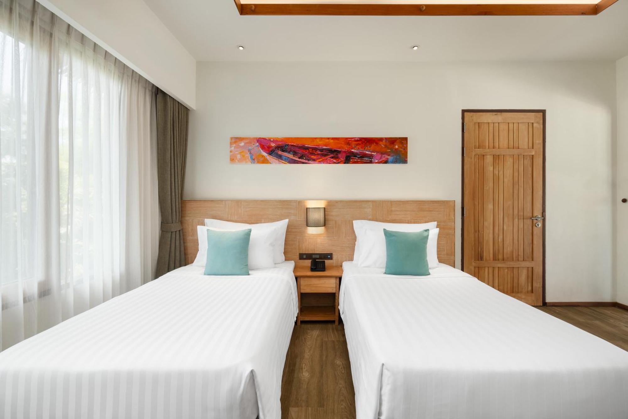 Bangalô Premium Deluxe com 2 Camas de Solteiro